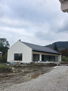 ukázka z výstavby novostavby