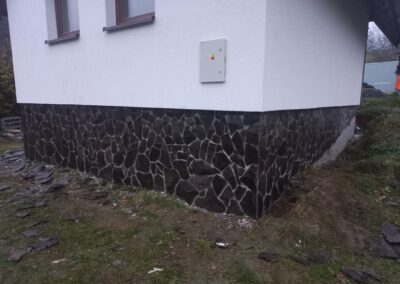 ukázka z výstavby chatky - Bruntál