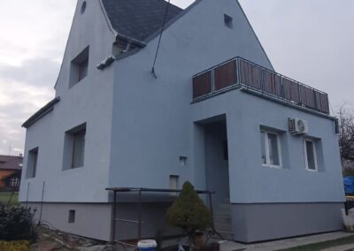 Ukázka výměny fasády rodinného domu - Orlová