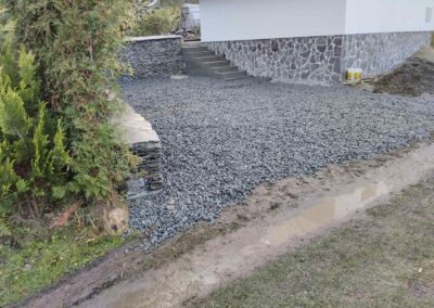ukázka z výstavby chatky - Bruntál
